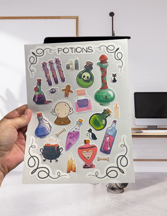 Love Potions Large Sticker Sheet