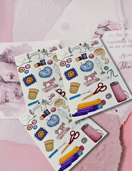 Sewing Sticker Sheet