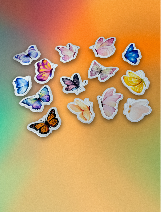 Butter-Flutter Butterfly Stickers Set