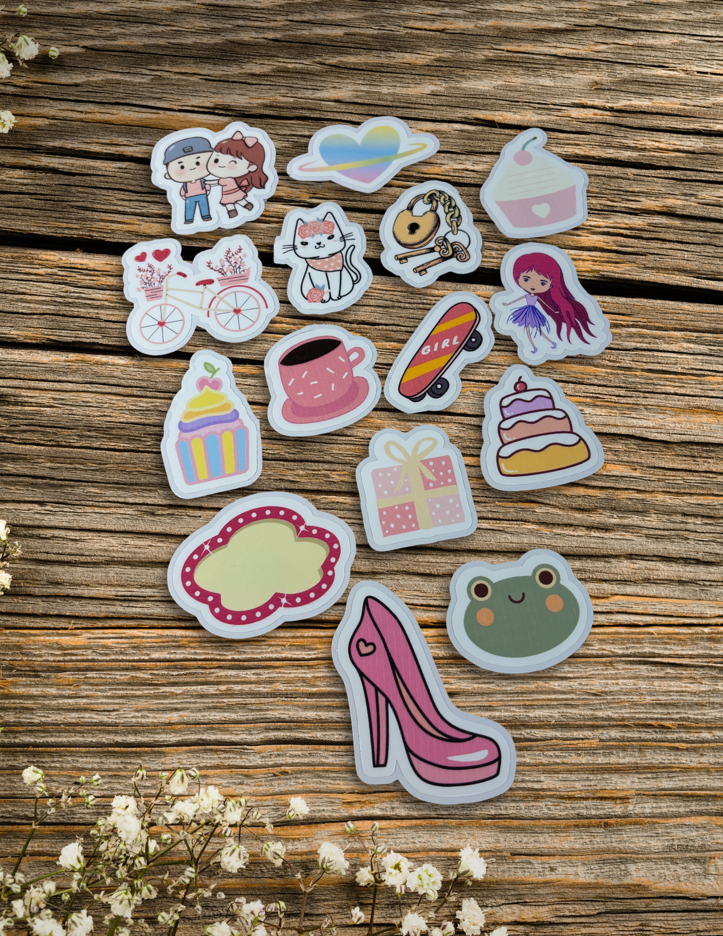 Girly Girl Sticker Set