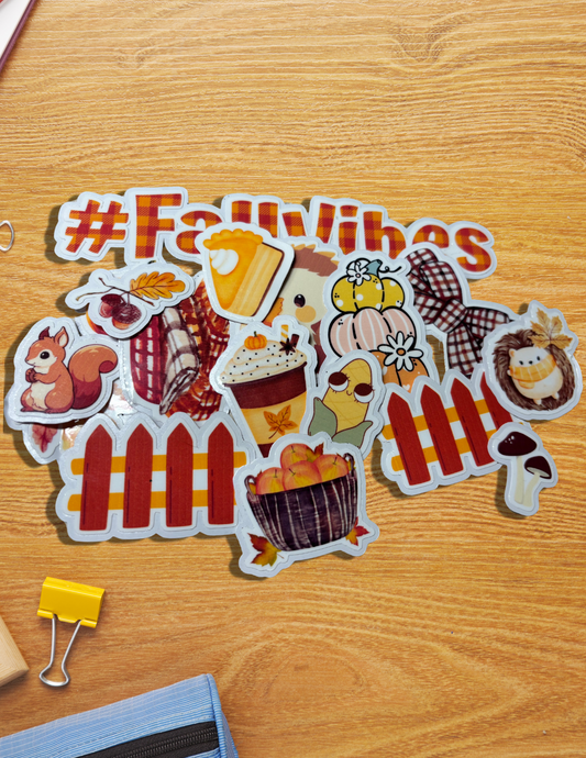 Fall Vibes Sticker Set