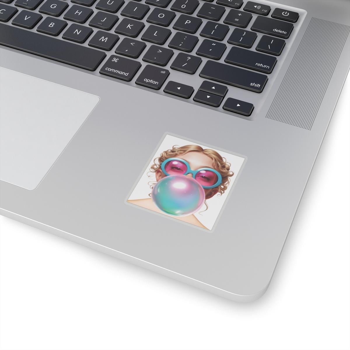 Hubba Hubba Bubble Girl Sticker 2 inch